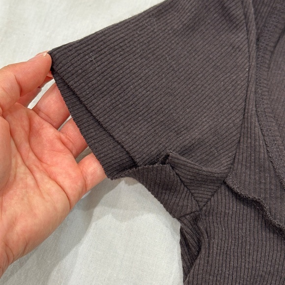 URBAN OUTFITTERS RIBBED CORSET CROP TOP - Picture 6 of 6